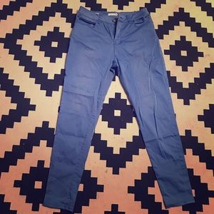Silence & Noise Blue high rise skinny  twig jeans
